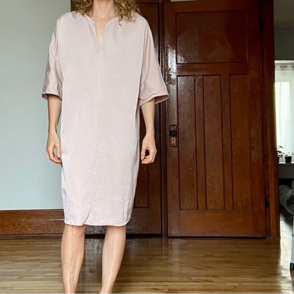 COS light pink oversized dress